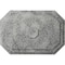 Ekena Millwork Felix Ceiling Medallion, Hand-Painted Ultra Pure White Crackle, 25 1/4"W x 17 1/4"H x 1 3/4"P CM25FEUWC - alternate 1